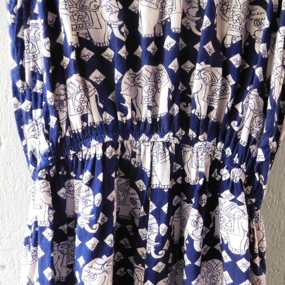 🌾 Far East Elephant Hippie Romper - Picture 3 of 11